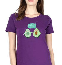 Load image into Gallery viewer, Avocado BFF T-Shirt for Women-Purple-Ektarfa.online
