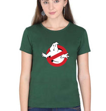 Load image into Gallery viewer, Ghostbusters T-Shirt for Women-Dark Green-Ektarfa.online
