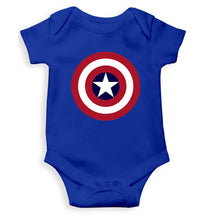 Load image into Gallery viewer, Captain America Kids Romper Kids Romper For Baby Boy/Girl-0-5 Months(18 Inches)-Royal Blue-Ektarfa.online
