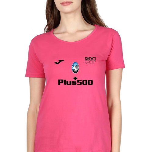 Atalanta 2021-22 T-Shirt for Women-Pink-Ektarfa.online