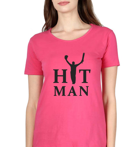 Rohit Sharma T-Shirt for Women-Pink-Ektarfa.online