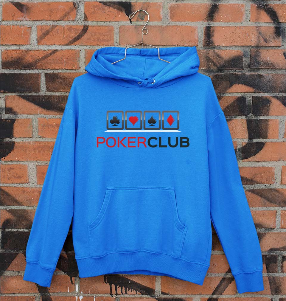 Poker Unisex Hoodie for Men/Women-Royal Blue-Ektarfa.online