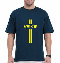 Load image into Gallery viewer, Valentino Rossi(VR 46) Oversized T-Shirt for Men-Petrol Blue-Ektarfa.online

