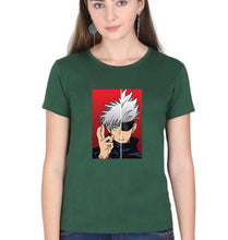 Load image into Gallery viewer, Sukuna Anime T-Shirt for Women-Dark Green-Ektarfa.online
