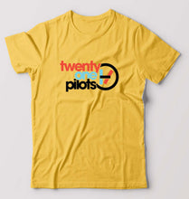 Load image into Gallery viewer, Twenty one pilots T-Shirt for Men-Golden Yellow-Ektarfa.online
