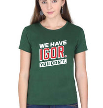 Load image into Gallery viewer, Igor T-Shirt for Women-Dark Green-Ektarfa.online
