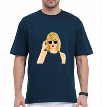 Load image into Gallery viewer, Taylor Swift Oversized T-Shirt for Men-Petrol Blue-Ektarfa.online
