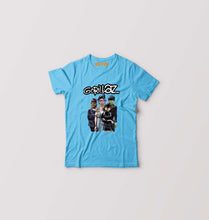 Load image into Gallery viewer, Gorillaz Kids T-Shirt for Boy/Girl-Light Blue-Ektarfa.online
