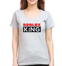 Load image into Gallery viewer, Roblox T-Shirt for Women-Grey Melange-Ektarfa.online
