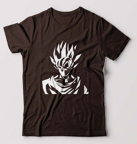 Anime Goku T-Shirt for Men-Coffee Brown-Ektarfa.online
