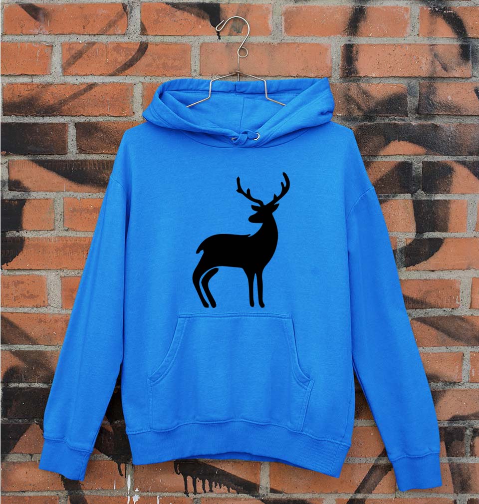 Deer Unisex Hoodie for Men/Women-Royal Blue-Ektarfa.online