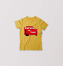 Load image into Gallery viewer, Lightning McQueen Kids T-Shirt for Boy/Girl-Golden Yellow-Ektarfa.online
