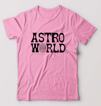 Load image into Gallery viewer, Astroworld Travis Scott T-Shirt for Men-S(38 Inches)-Light Baby Pink-Ektarfa.online
