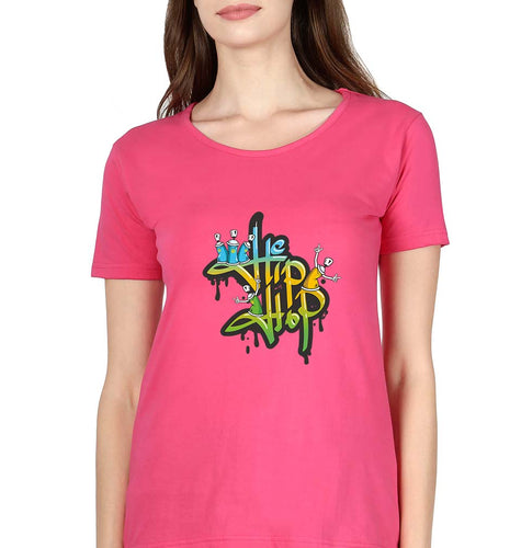 Hip Hop T-Shirt for Women-Pink-Ektarfa.online