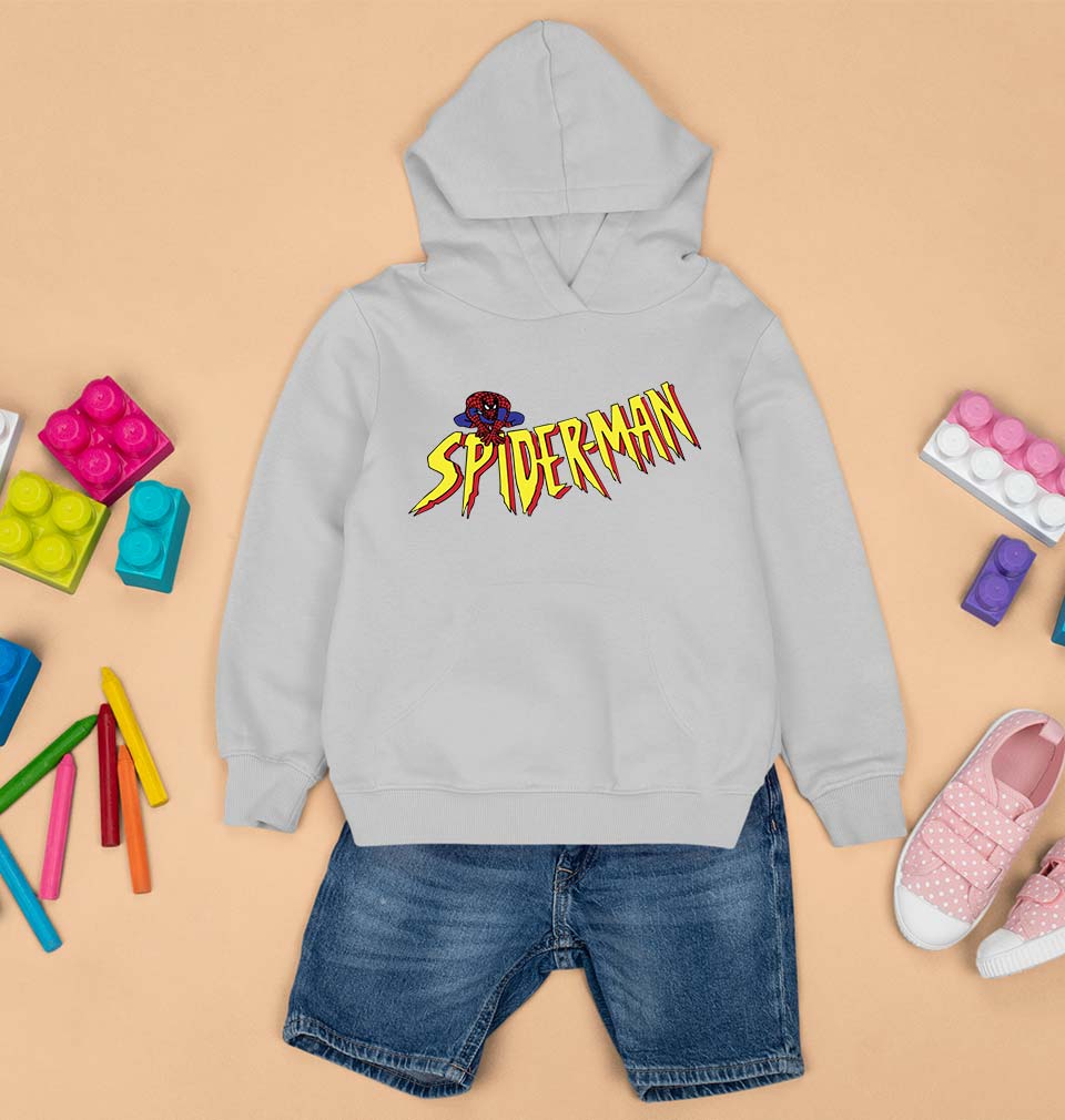 Spiderman Superhero Kids Hoodie for Boy/Girl-Grey-Ektarfa.online
