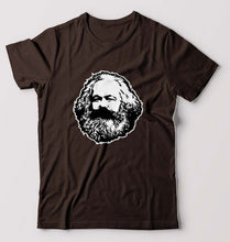 Load image into Gallery viewer, Karl Marx T-Shirt for Men-Coffee Brown-Ektarfa.online
