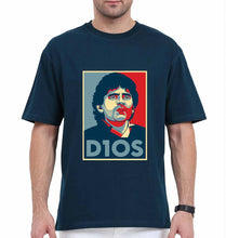 Load image into Gallery viewer, Diego Maradona Oversized T-Shirt for Men-Petrol Blue-Ektarfa.online
