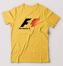 Load image into Gallery viewer, Formula 1(f1) T-Shirt for Men-Golden yellow-Ektarfa.online
