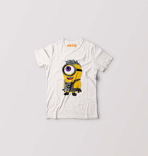 Load image into Gallery viewer, Minion Funkey Kids T-Shirt for Boy/Girl-White-Ektarfa.online
