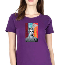 Load image into Gallery viewer, Justin Bieber T-Shirt for Women-Purple-Ektarfa.online

