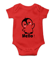 Load image into Gallery viewer, Penguin Hello Kids Romper For Baby Boy/Girl-0-5 Months(18 Inches)-Red-Ektarfa.online
