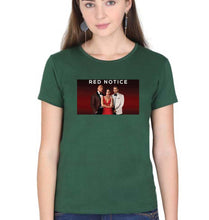 Load image into Gallery viewer, Red Notice T-Shirt for Women-Dark Green-Ektarfa.online
