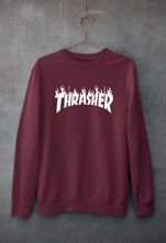 Load image into Gallery viewer, Thrasher Unisex Sweatshirt for Men/Women-Maroon-Ektarfa.online
