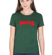 Load image into Gallery viewer, Pantera T-Shirt for Women-Dark Green-Ektarfa.online
