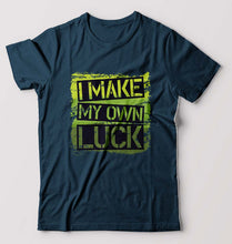 Load image into Gallery viewer, Luck T-Shirt for Men-Petrol Blue-Ektarfa.online

