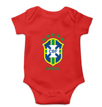 Load image into Gallery viewer, Brazil Football Kids Romper For Baby Boy/Girl-0-5 Months(18 Inches)-Red-Ektarfa.online
