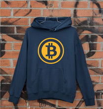 Load image into Gallery viewer, Cryptocurrency Bitcoin Unisex Hoodie for Men/Women-Navy Blue-Ektarfa.online

