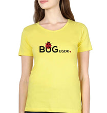 Load image into Gallery viewer, Bug Bsdk T-Shirt for Women-Yellow-Ektarfa.online
