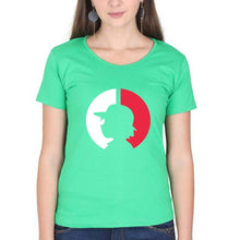 Load image into Gallery viewer, Pokémon T-Shirt for Women-flag green-Ektarfa.online
