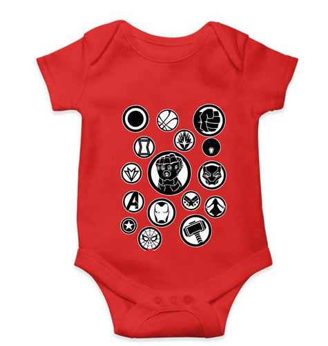 Avengers Kids Romper For Baby Boy/Girl-Red-Ektarfa.online