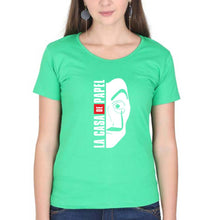 Load image into Gallery viewer, Money Heist T-Shirt for Women-flag green-Ektarfa.online
