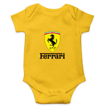 Load image into Gallery viewer, Ferrari Kids Romper For Baby Boy/Girl-0-5 Months(18 Inches)-Yellow-Ektarfa.online
