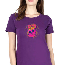 Load image into Gallery viewer, Psychedelic Music Peace Love T-Shirt for Women-Purple-Ektarfa.online
