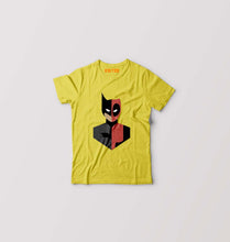 Load image into Gallery viewer, Deadpool &amp; Batman Kids T-Shirt for Boy/Girl-Yellow-Ektarfa.online
