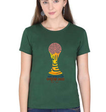 Load image into Gallery viewer, FIFA World Cup Qatar 2022 T-Shirt for Women-Dark Green-Ektarfa.online

