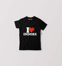 Load image into Gallery viewer, I Love Indore Kids T-Shirt for Boy/Girl-Black-Ektarfa.online
