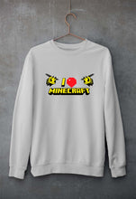 Load image into Gallery viewer, Love Minecraft Unisex Sweatshirt for Men/Women-Grey Melange-Ektarfa.online
