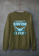 Load image into Gallery viewer, Swim Unisex Sweatshirt for Men/Women-Olive Green-Ektarfa.online
