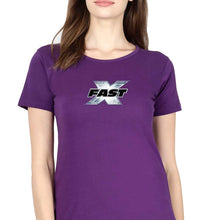 Load image into Gallery viewer, Fast X T-Shirt for Women-Purple-Ektarfa.online
