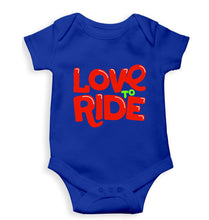 Load image into Gallery viewer, Love to Ride Kids Romper For Baby Boy/Girl-Royal Blue-Ektarfa.online
