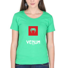 Load image into Gallery viewer, UFC Venum T-Shirt for Women-Flag Green-Ektarfa.online
