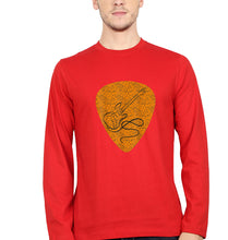 Load image into Gallery viewer, Guitar Full Sleeves T-Shirt for Men-red-Ektarfa.online
