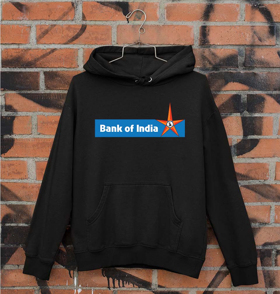 Bank of India Unisex Hoodie for Men/Women-Black-Ektarfa.online