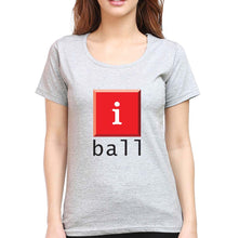 Load image into Gallery viewer, I Ball T-Shirt for Women-Grey Melange-Ektarfa.online
