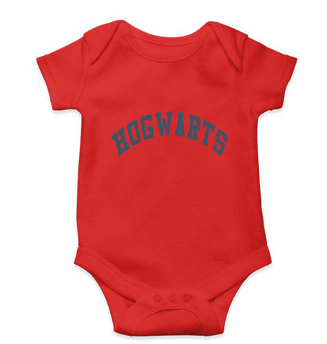 Harry Potter Hogwarts Kids Romper For Baby Boy/Girl-0-5 Months(18 Inches)-Red-Ektarfa.online