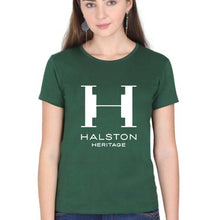 Load image into Gallery viewer, Halston T-Shirt for Women-Dark Green-Ektarfa.online

